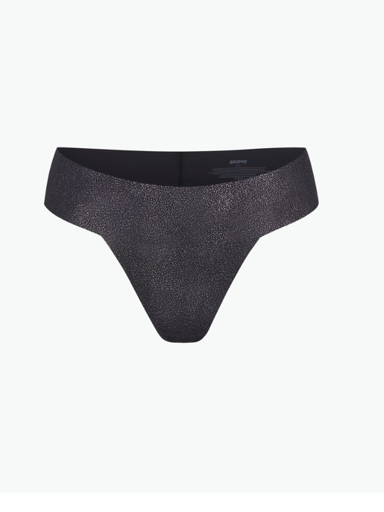 SKIMS Other - Skims Naked Shine Dipped Thong Onyx Small